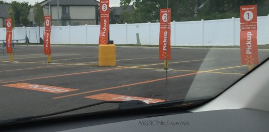 Walmart Grocery Pickup Lanes