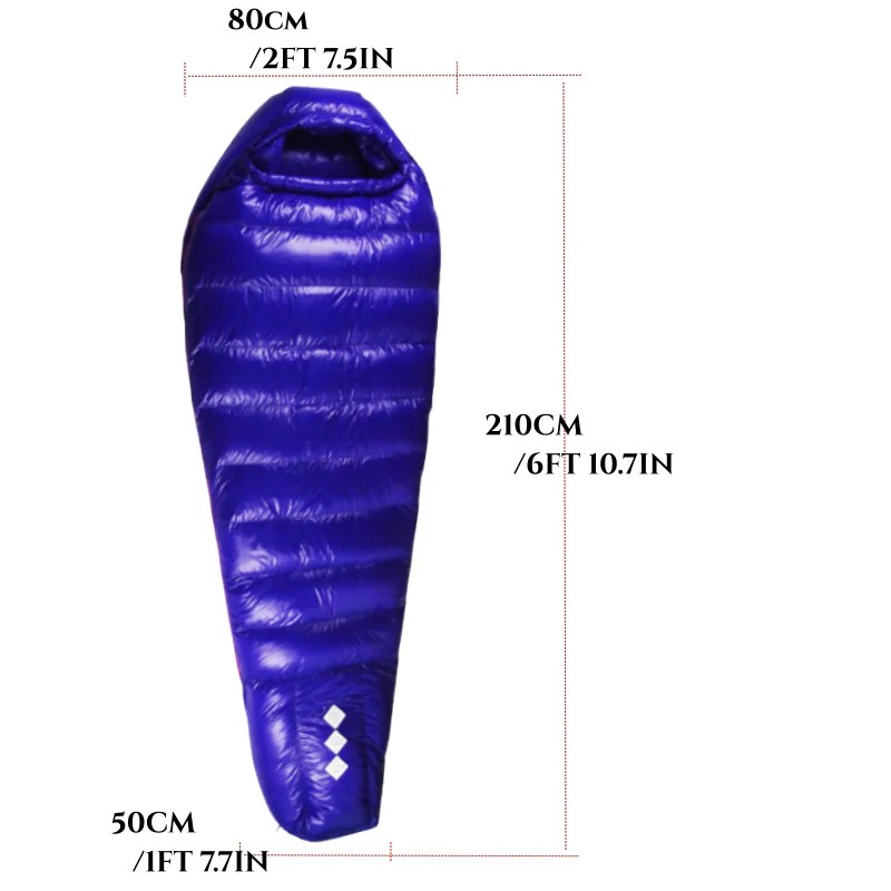 4 Season Cold Weather Below Zero Winter Adults Lightweight Down Sleepi