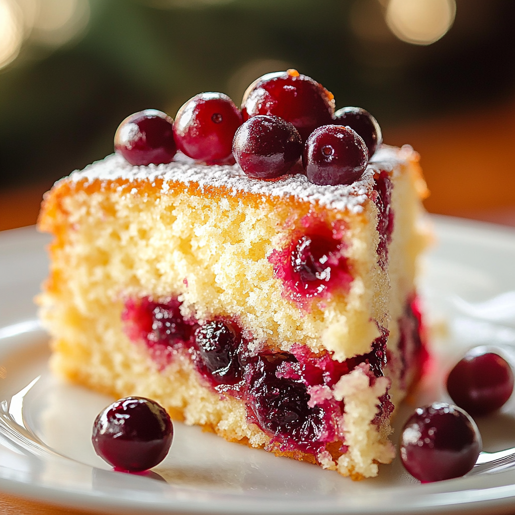 Cranberry Orange Cake Recipe