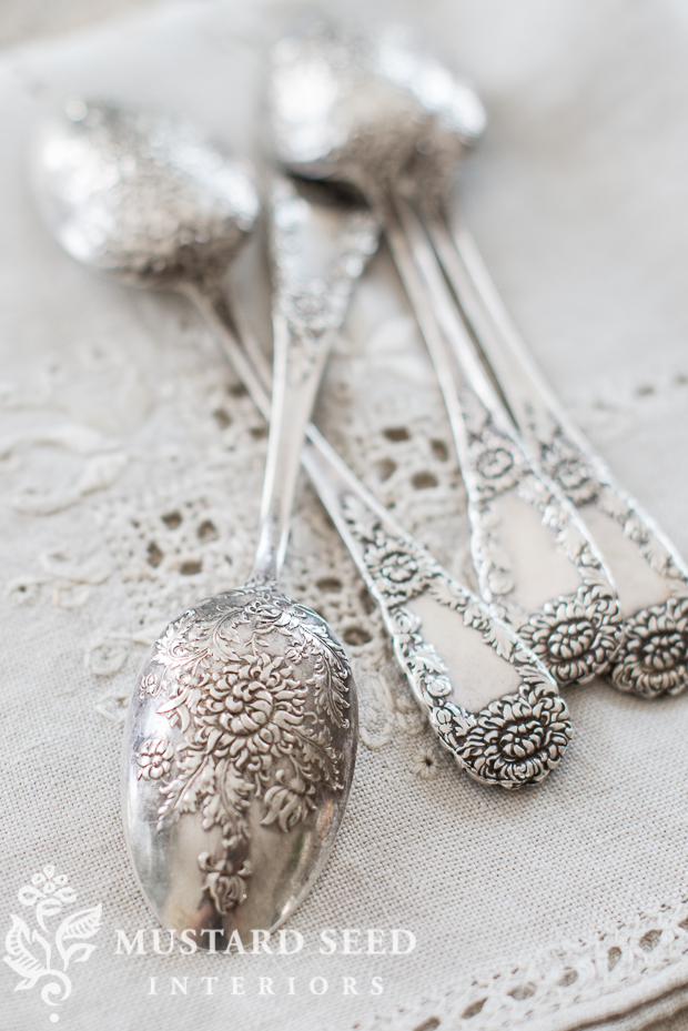 using & caring for silver every day Miss Mustard Seed