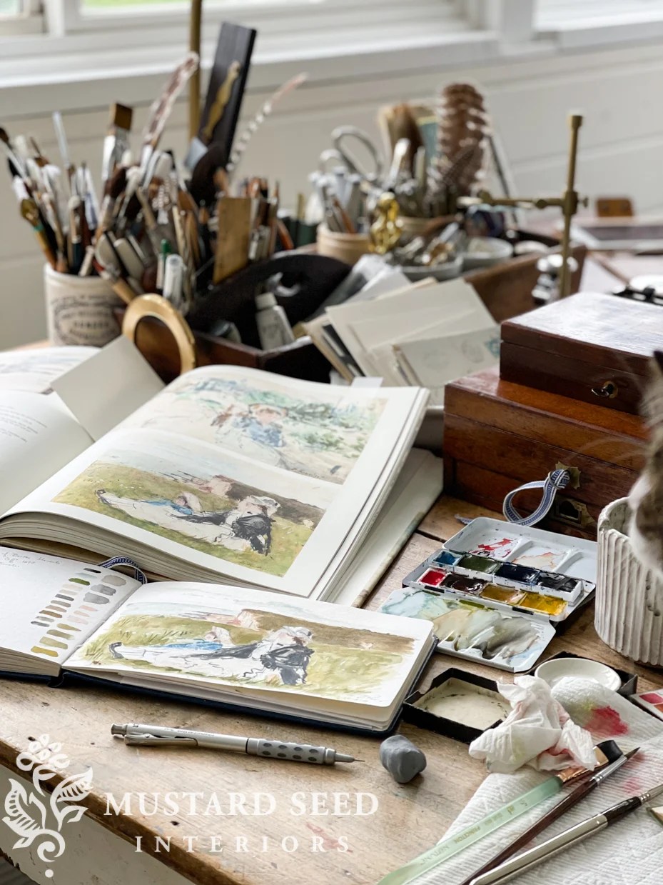 a collection of the best art books (over 300!) Miss Mustard Seed