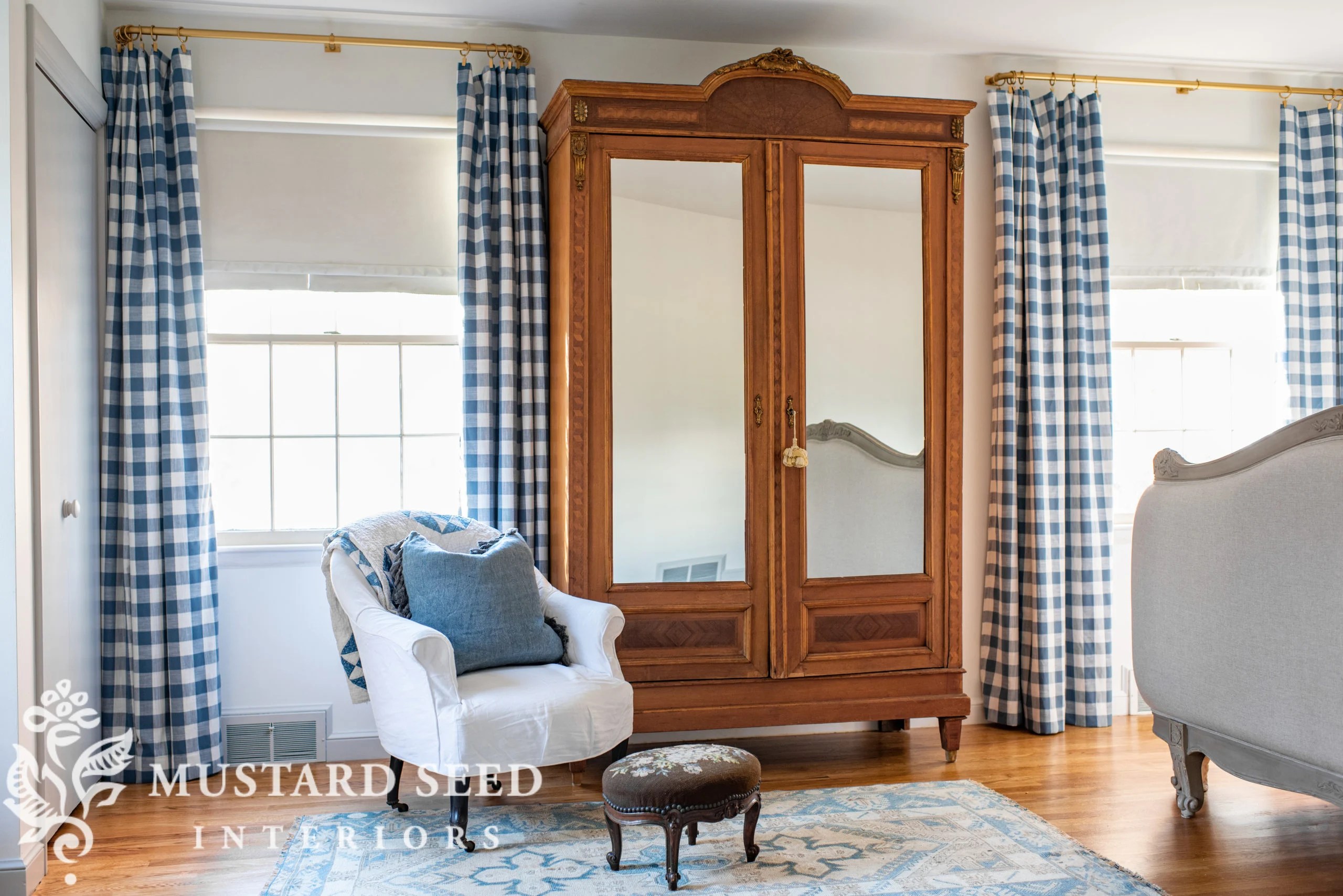 Blue And White Living Room Curtains Matttroy