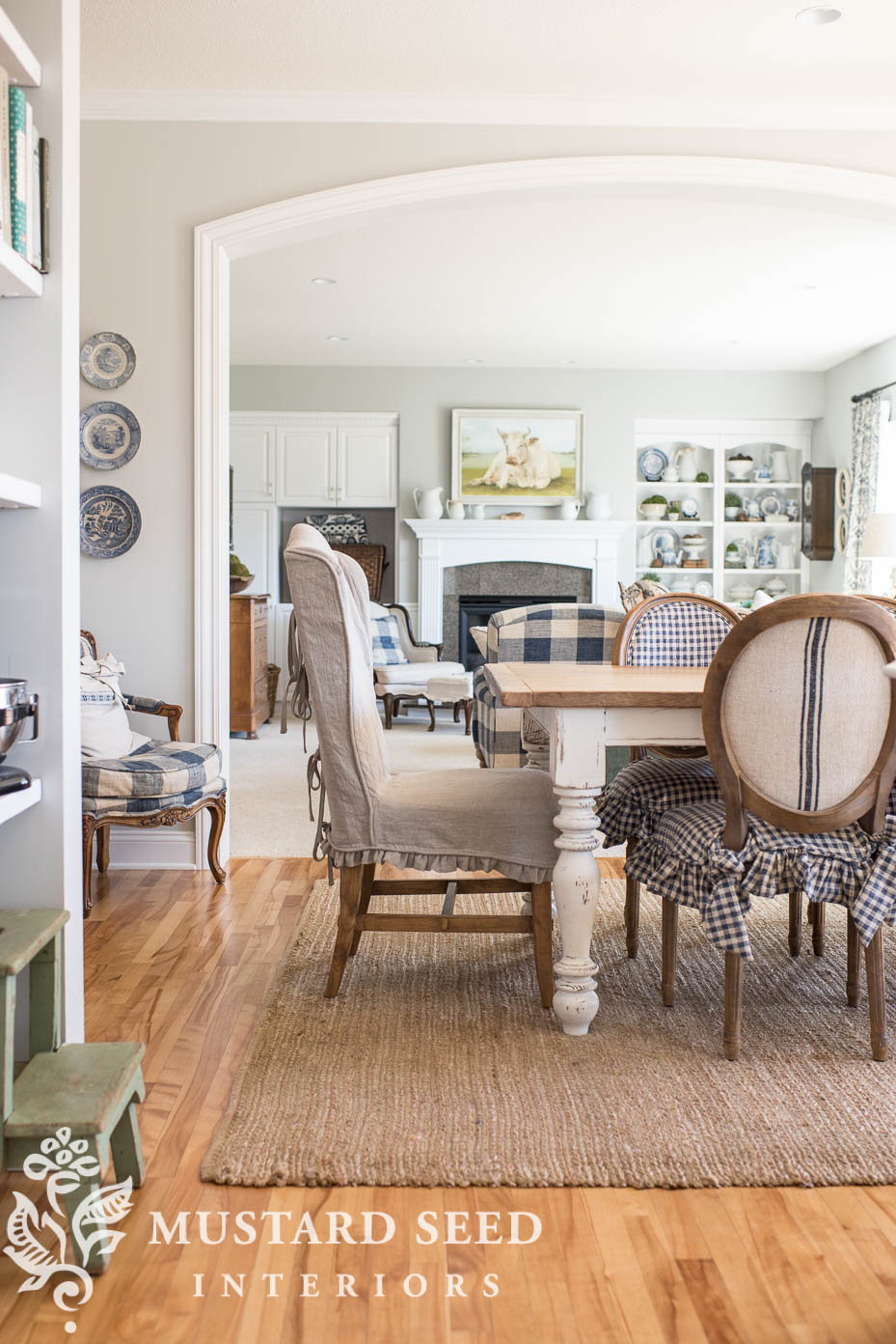 linen slipcovers one year later Miss Mustard Seed