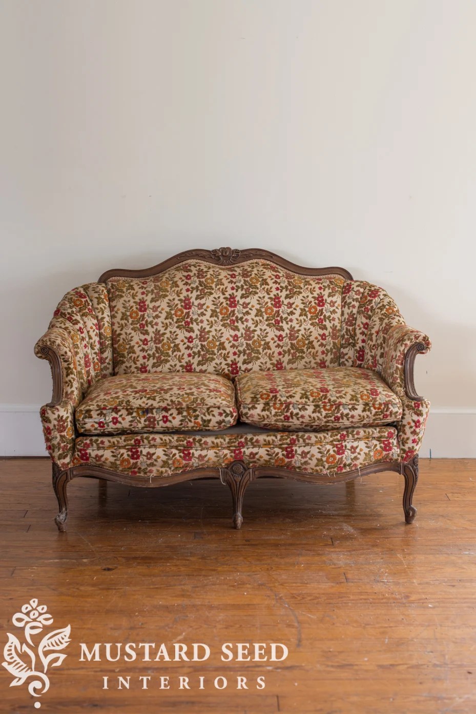 yardage required for upholstery Miss Mustard Seed