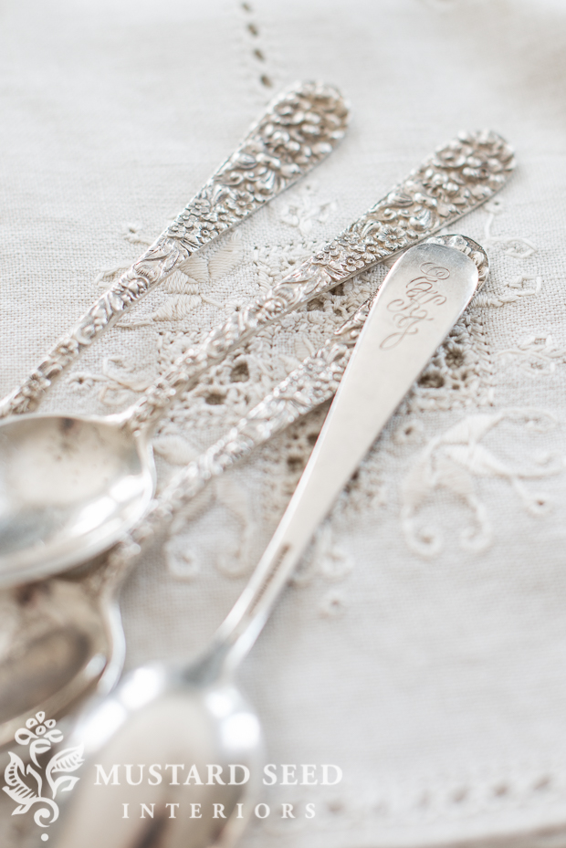 using & caring for silver every day Miss Mustard Seed