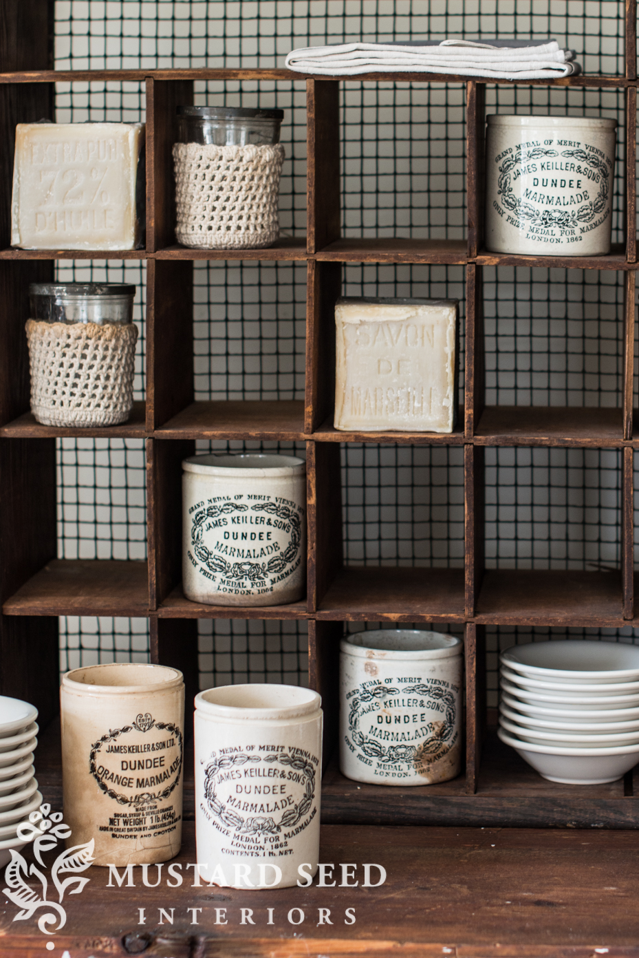 antique mail sorter Miss Mustard Seed