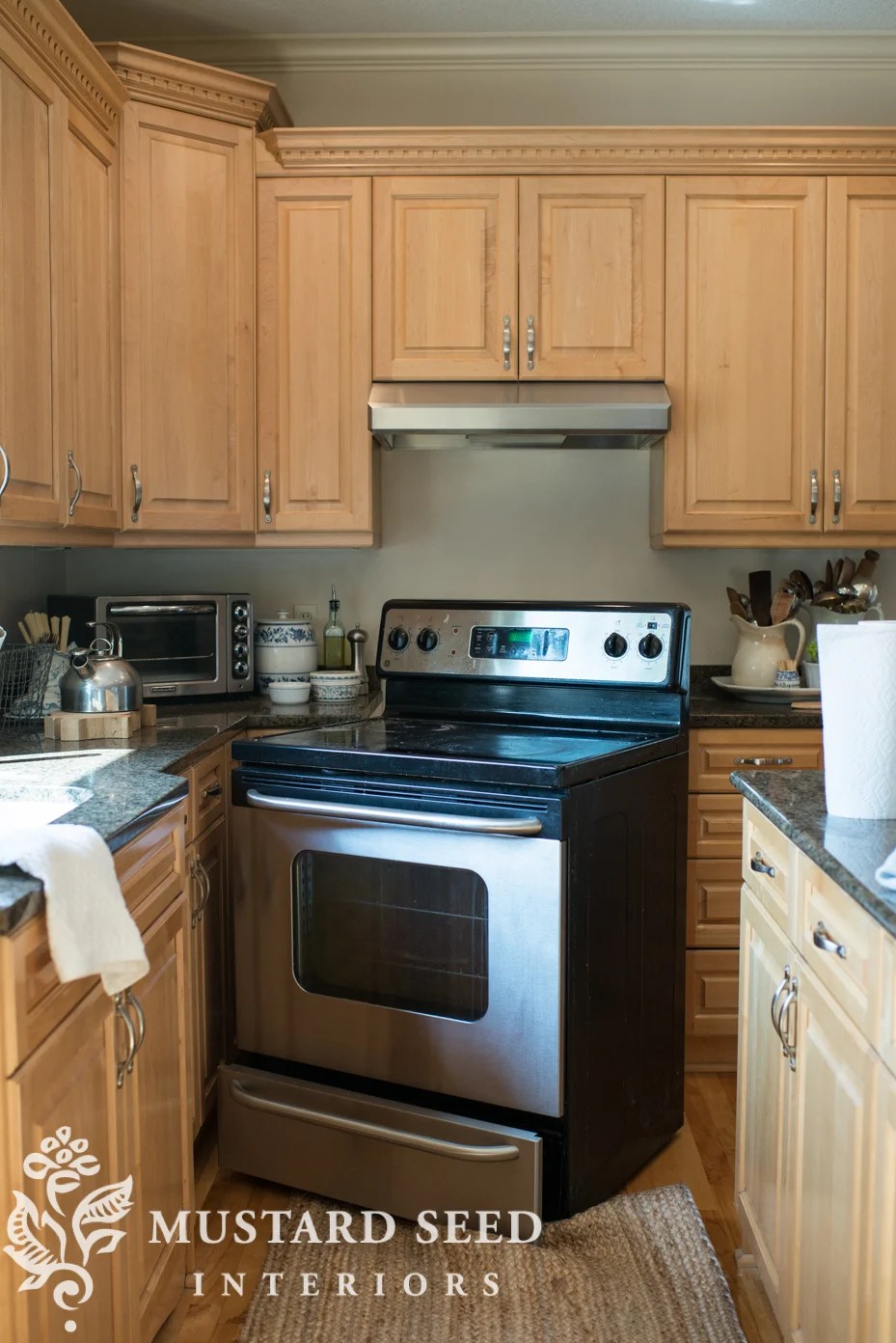 Cleaning behind the stove Miss Mustard Seed