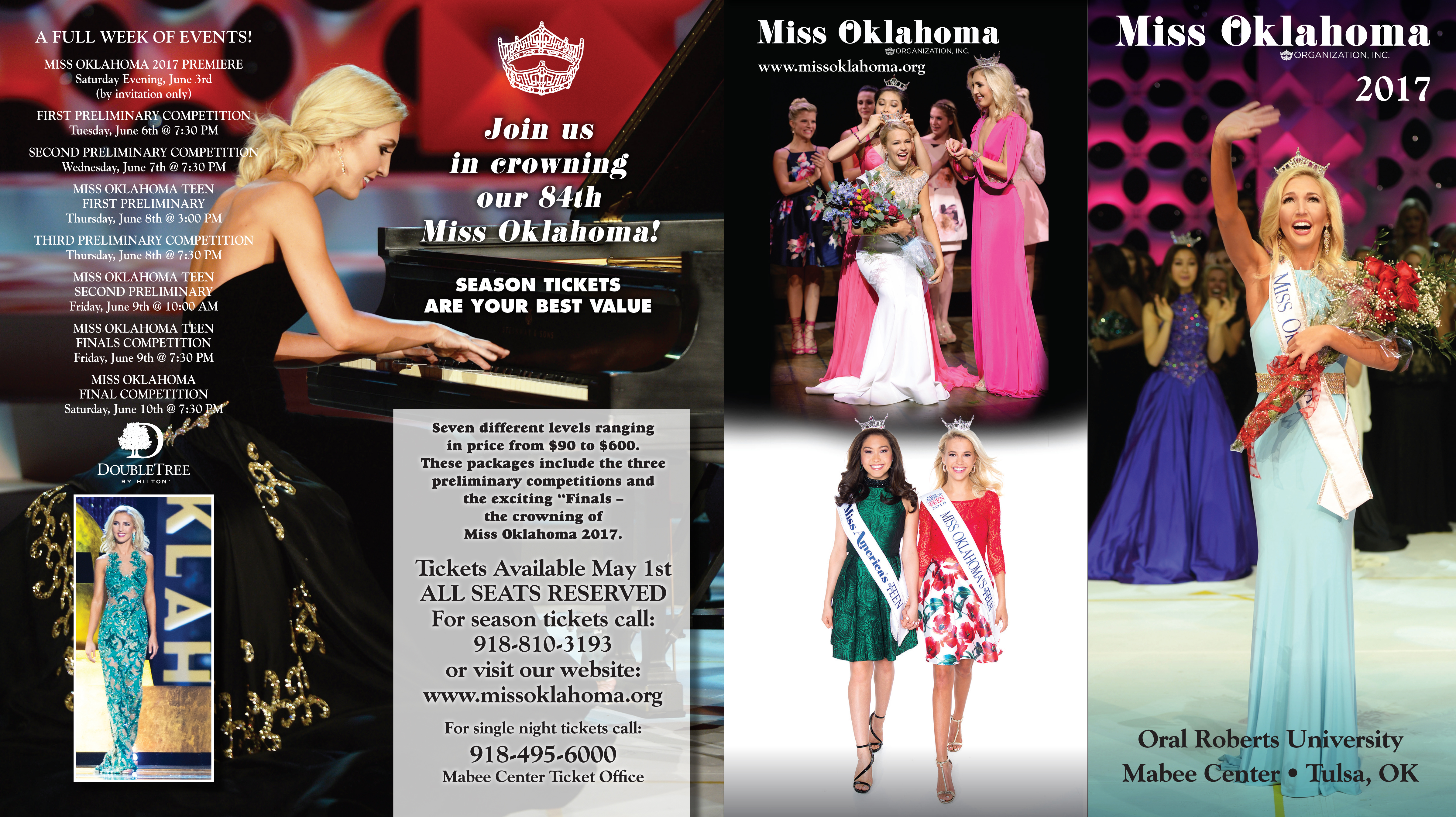 2017 Tickets Miss Oklahoma Pageant