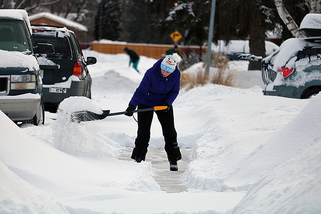 The big dig Blizzard sets Missoula snowfall record; February third