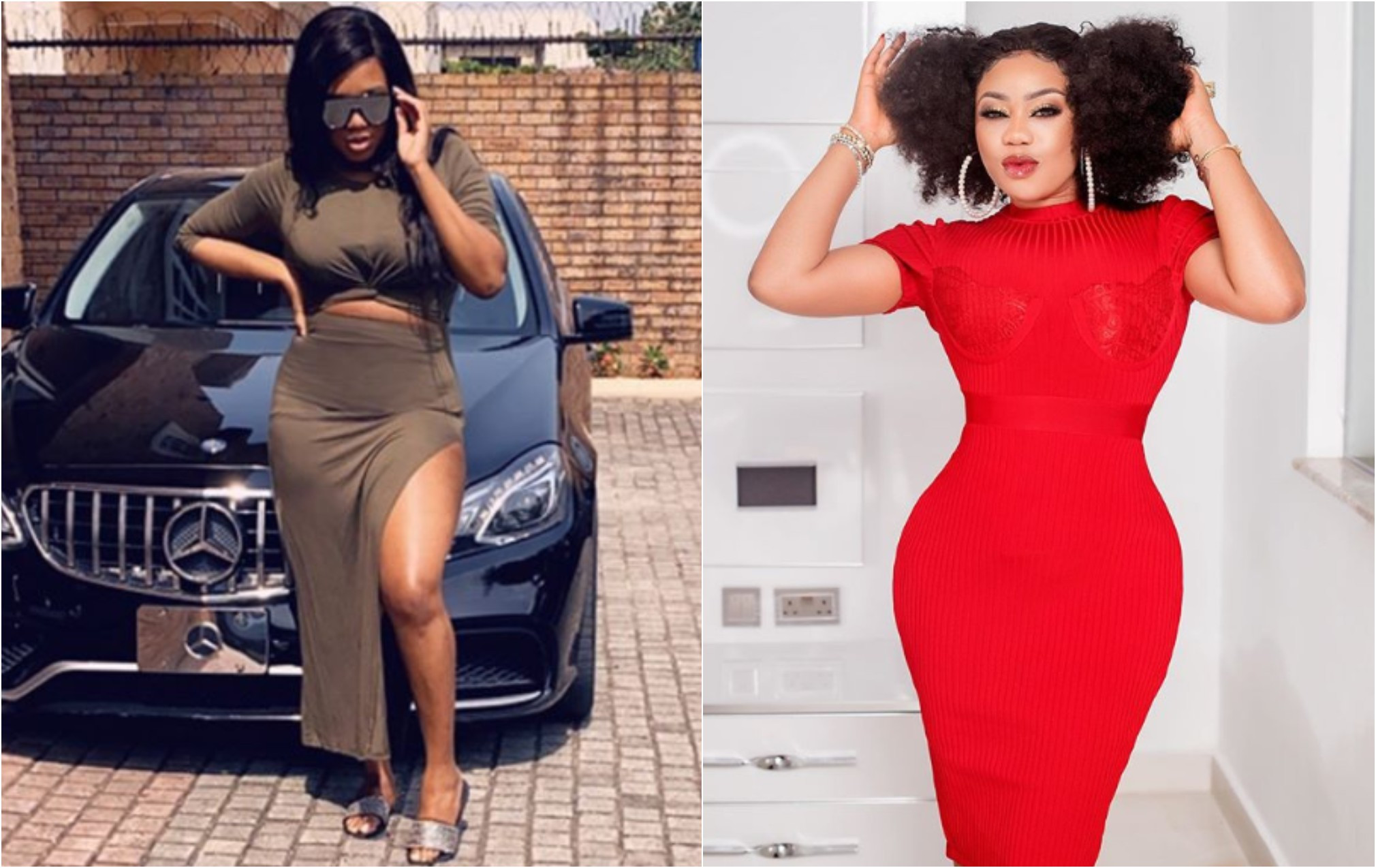 Image result for Ubi Franklin’s babymama, Sandra reacts to Toyin Lawani’s post on ‘blocking kids from their dad’      ,   photos