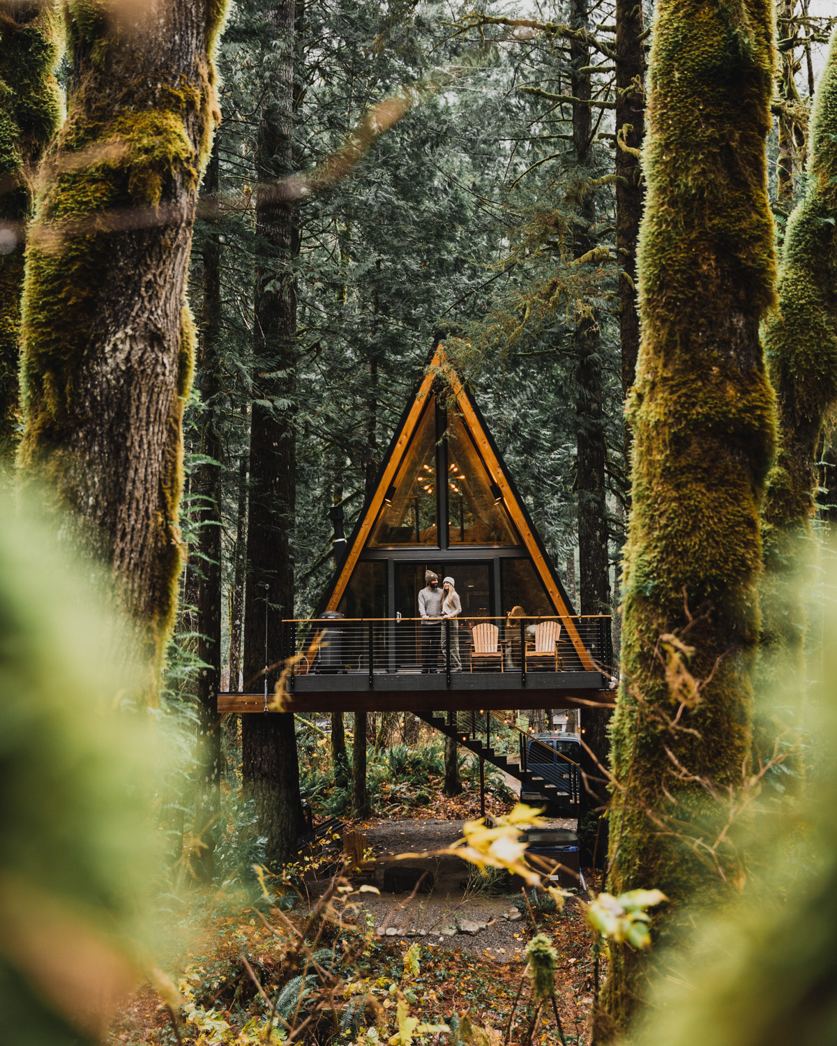 Stay at the New TreeframeUnique A Frame Cabin Rental Washington Miss