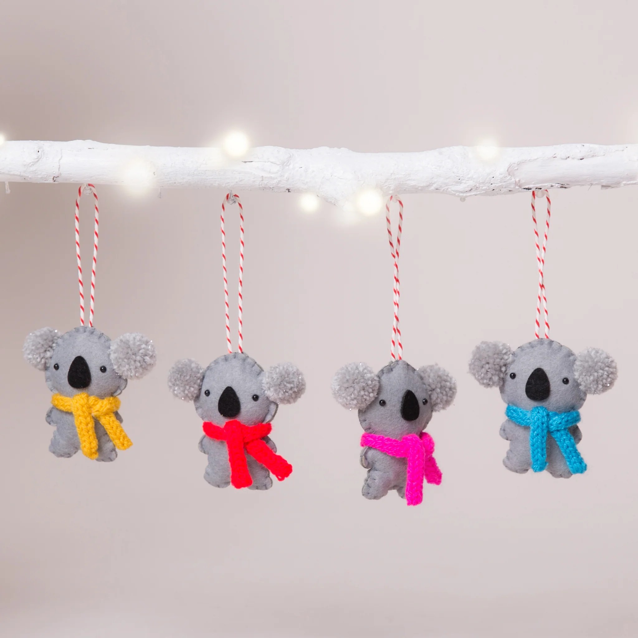 Handmade Cute Koala Christmas Tree Ornament Miss Shelly Designs