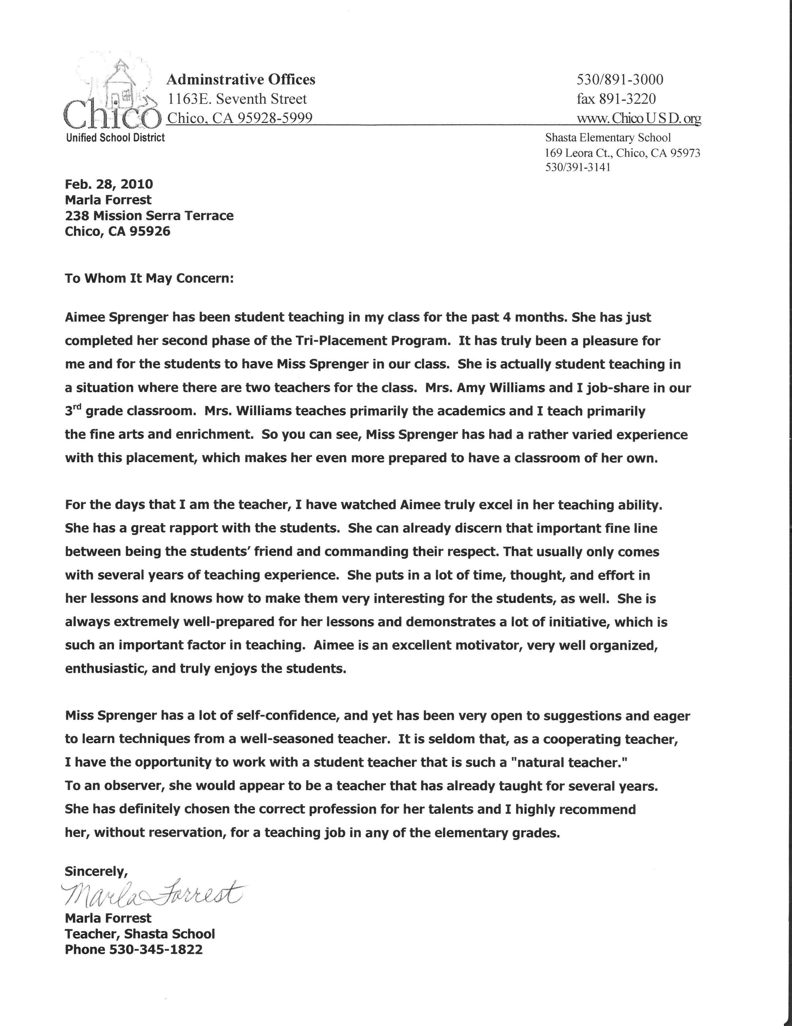 Letters of