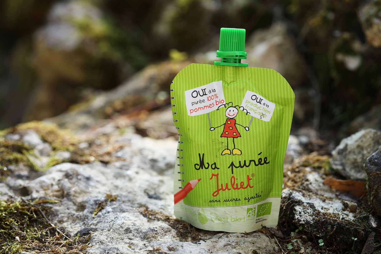 Compote de Pomme bio gourde 90g