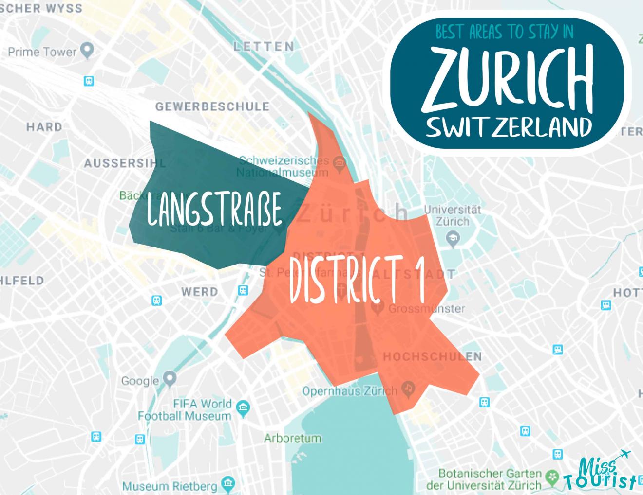 Best Places to Stay in Zurich → Top + Areas