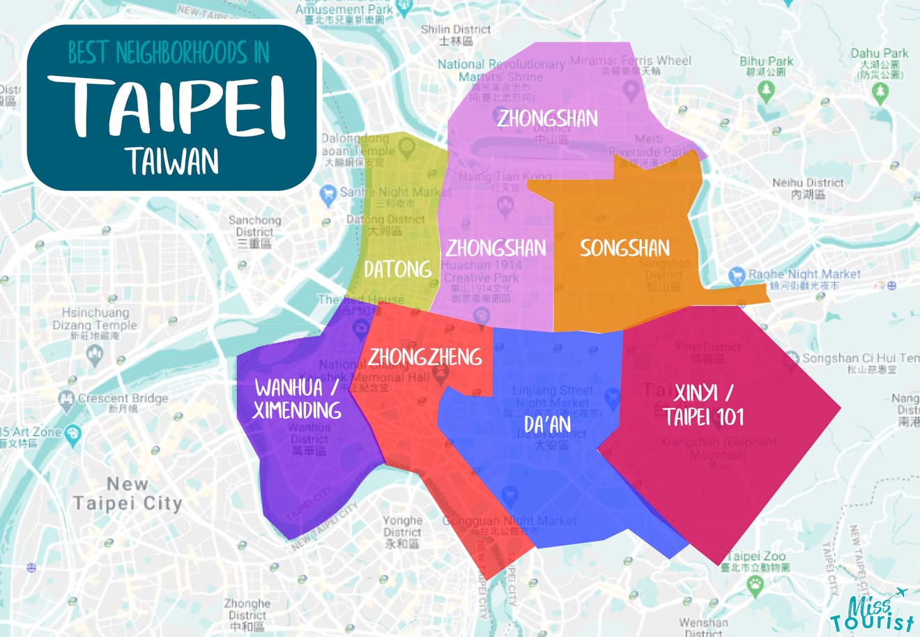 Where to Stay in Taipei → 7 BEST Areas & Hotels (with a Map)