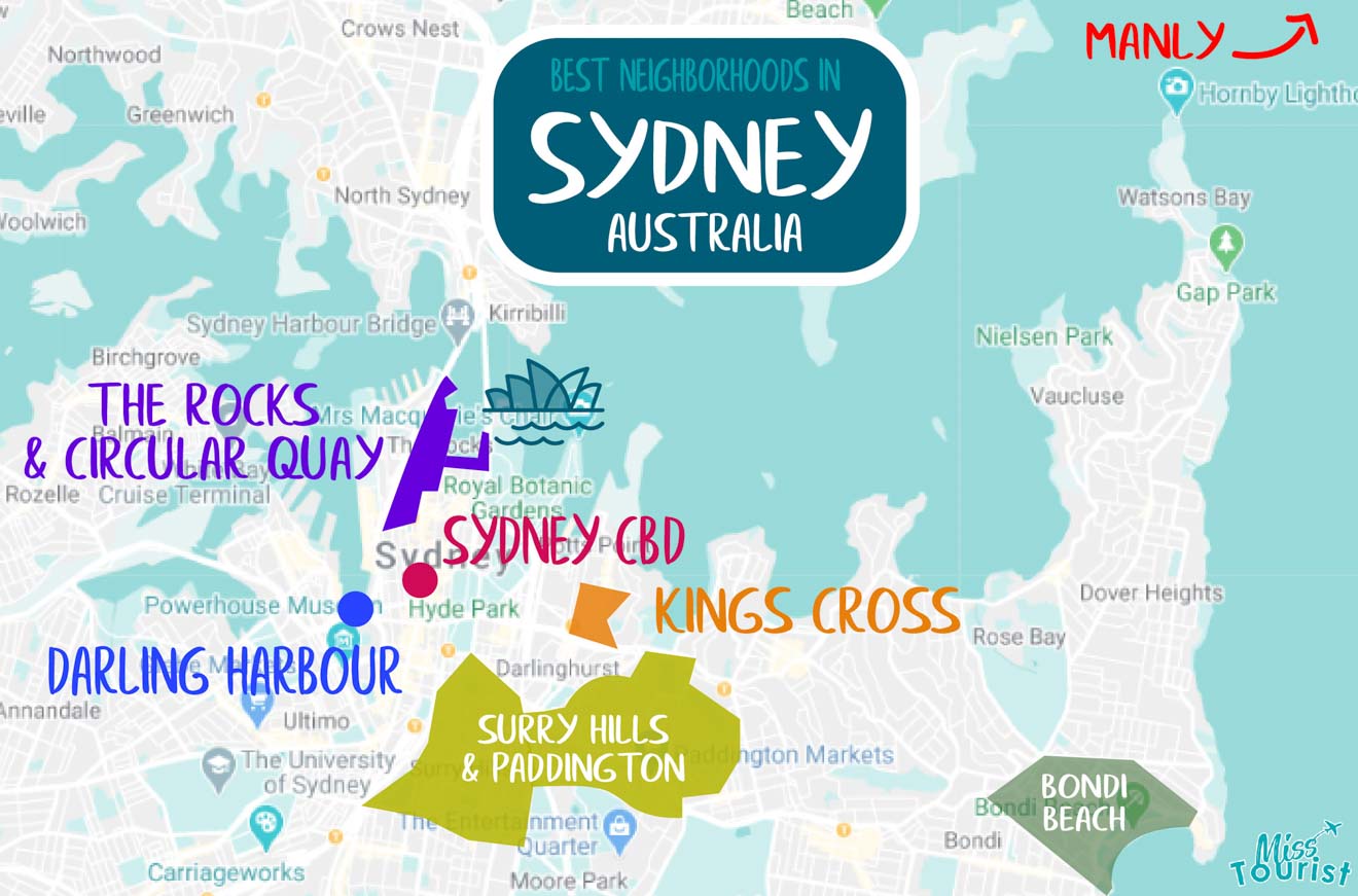 Where to Stay in Sydney → TOP Areas and Hotels (with Prices)