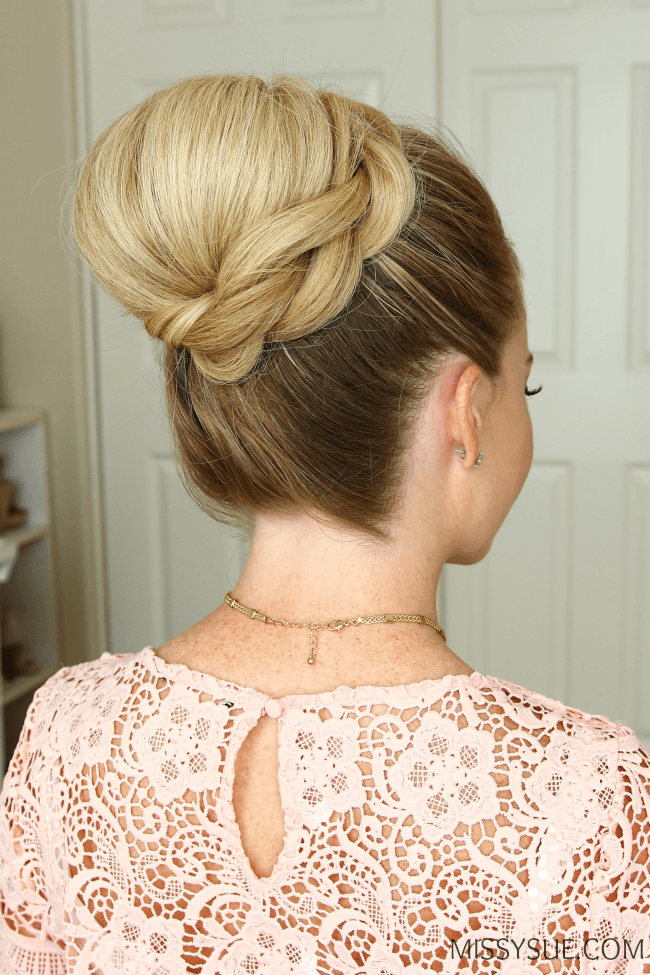 Braid Wrapped High Bun MISSY SUE