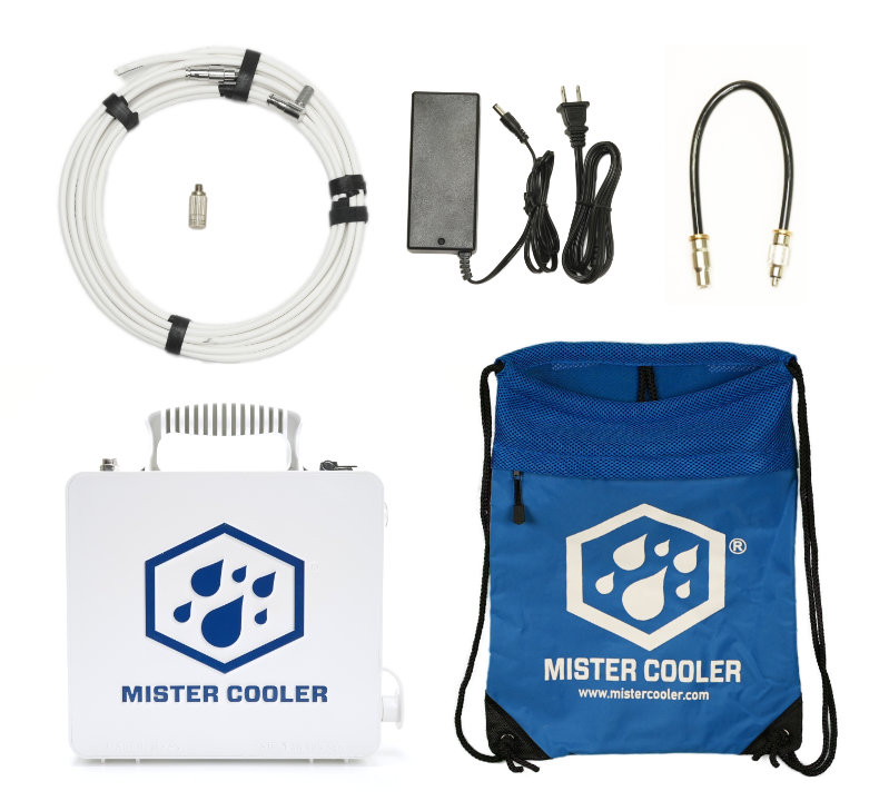 Golf Cart Kit » Mister Cooler Modern, Portable, Misting System