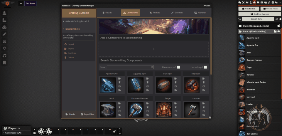 Editing Fabricate 0.10.17