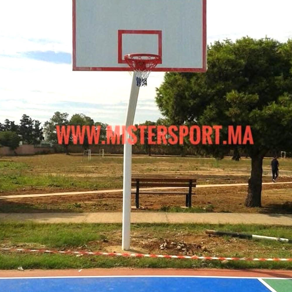 Poteaux de basketball, en polyester. MISTER SPORT