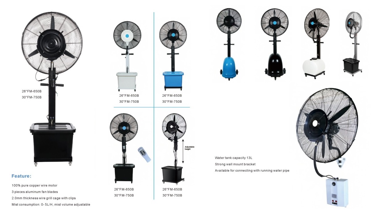 Mist Fan Supplier in UAE Misting Fan for Sale in Dubai, UAE