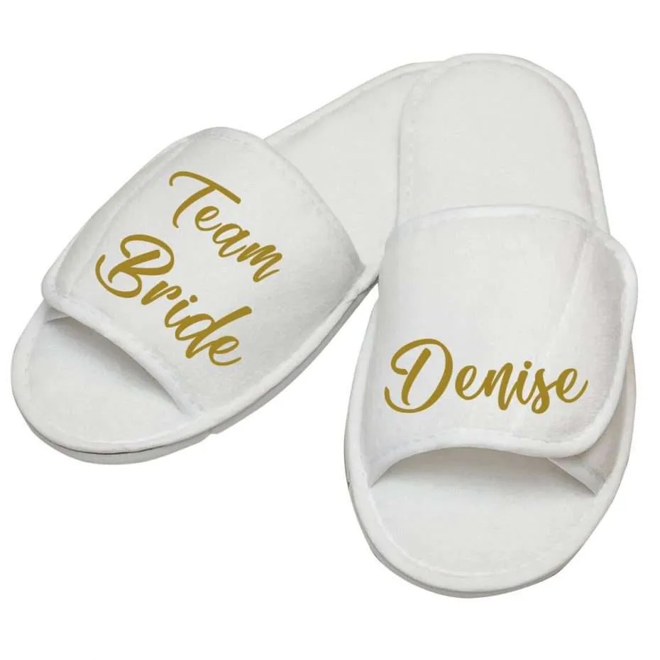 Personalised Spa Slippers MistyUK