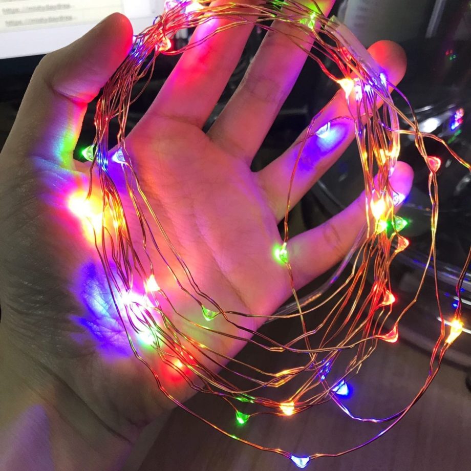 Copper Wire Fairy Light Multi Colours (USB Operated)