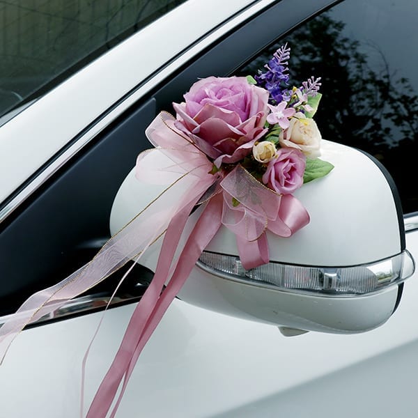 Wedding Car Ribbon, Choice 3 Violet