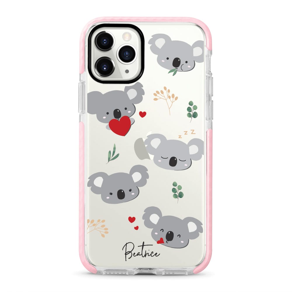 [Personalised Name] Graphic Print iPhone Case Koala