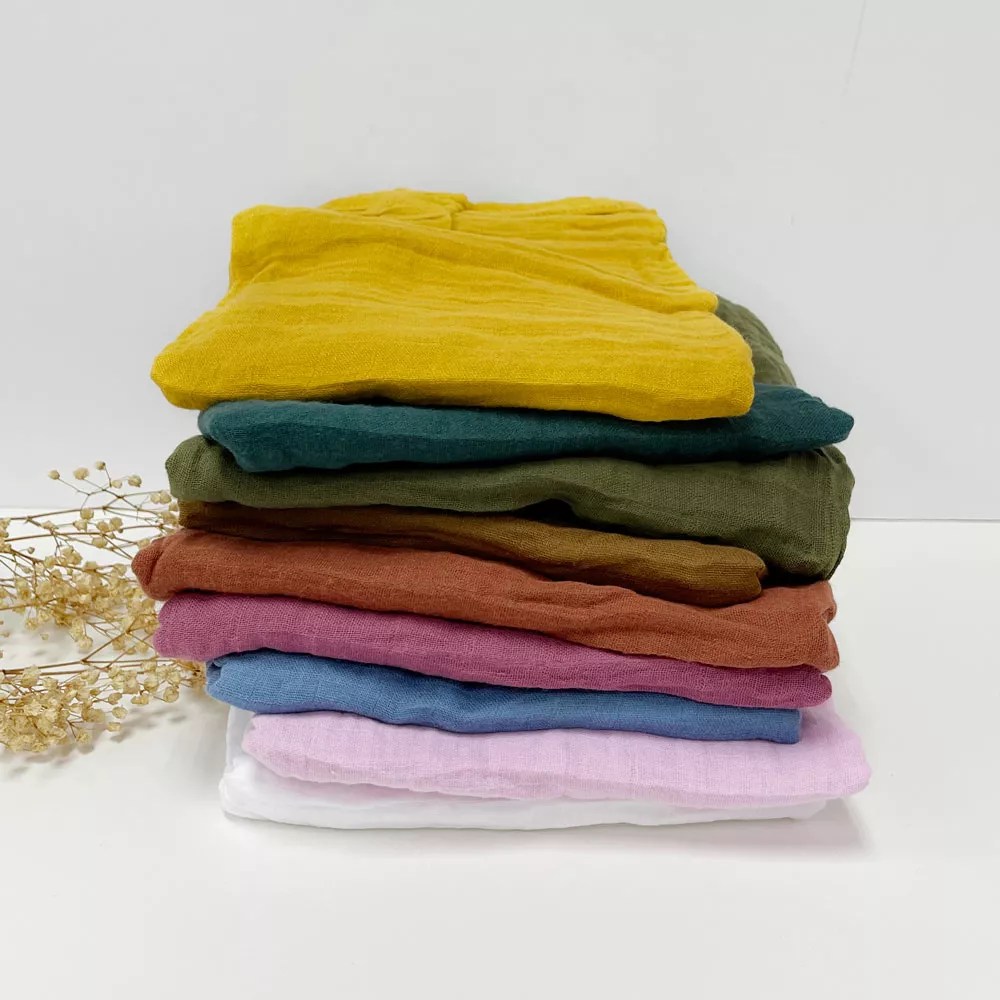 Newborn Cotton Muslin Swaddle Wrap Mauve