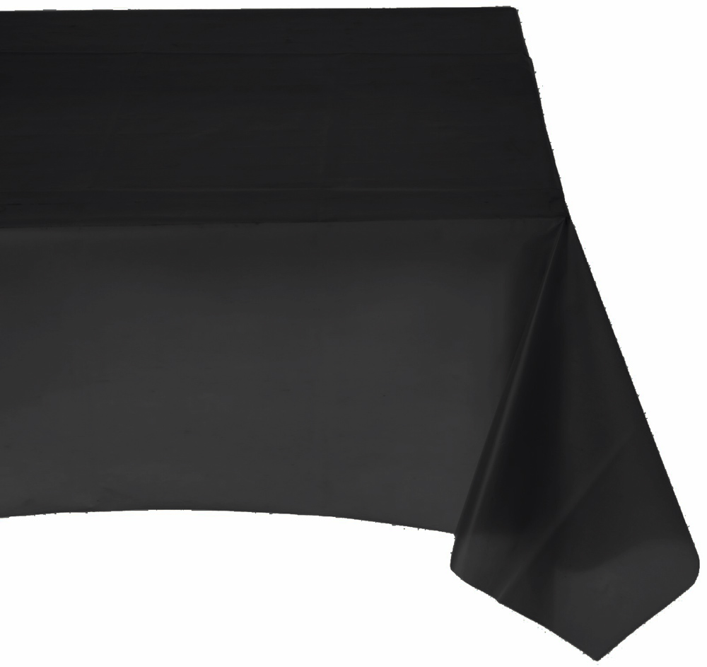 Plastic Tablecloth Black