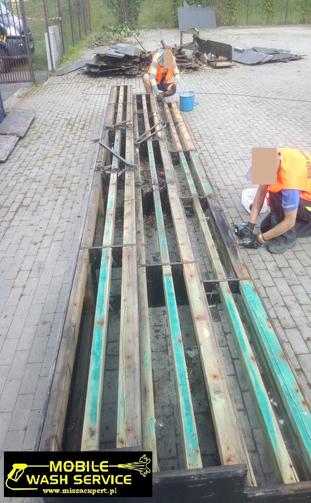 Rozbiórka uszkodzonych elementów skateparku