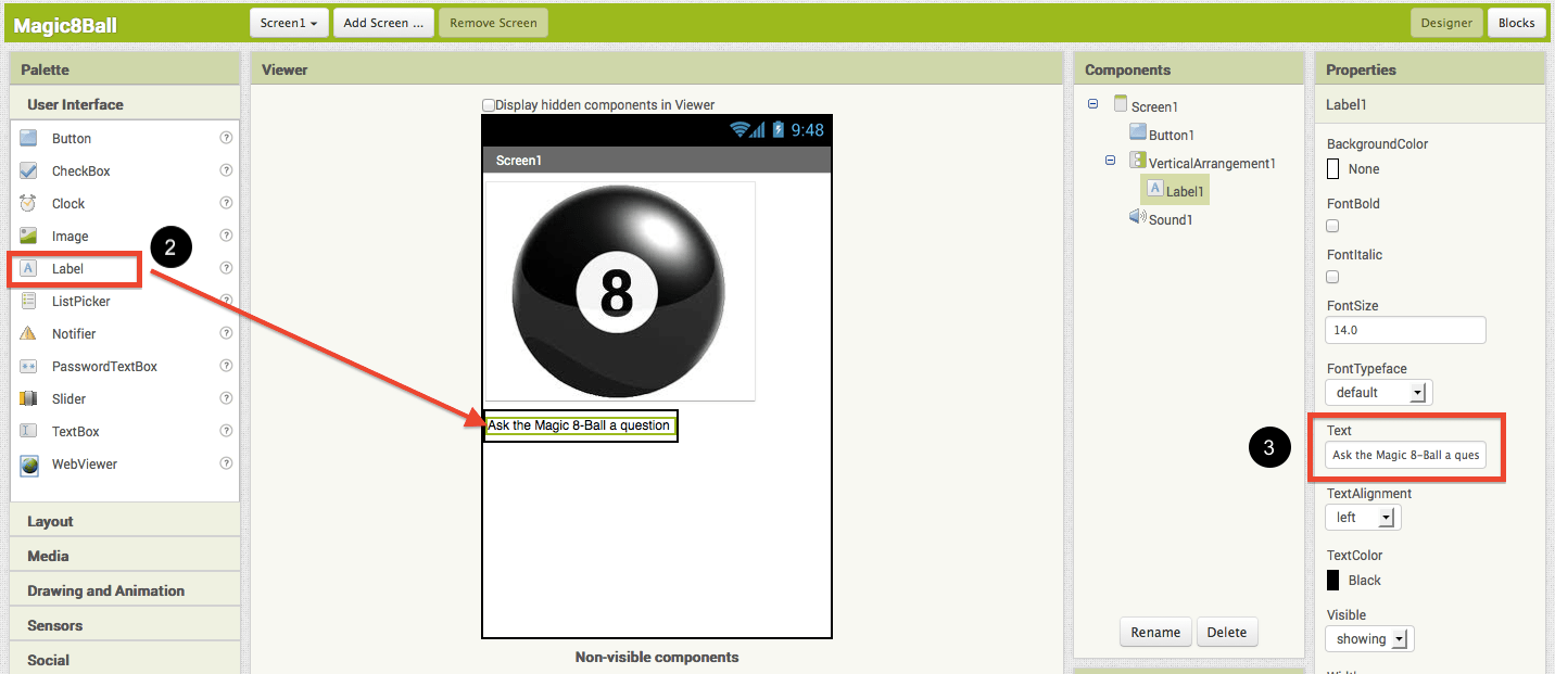 Magic 8 Ball for App Inventor 2 Explore MIT App Inventor