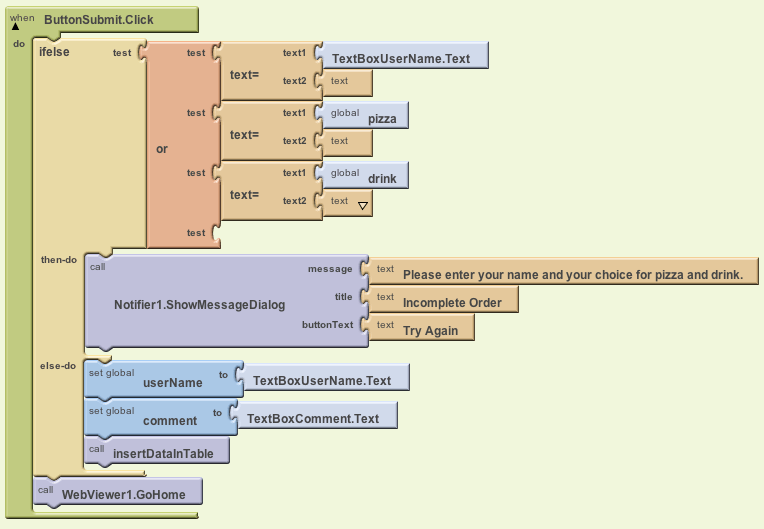 Pizza Party with Fusion Tables Explore MIT App Inventor
