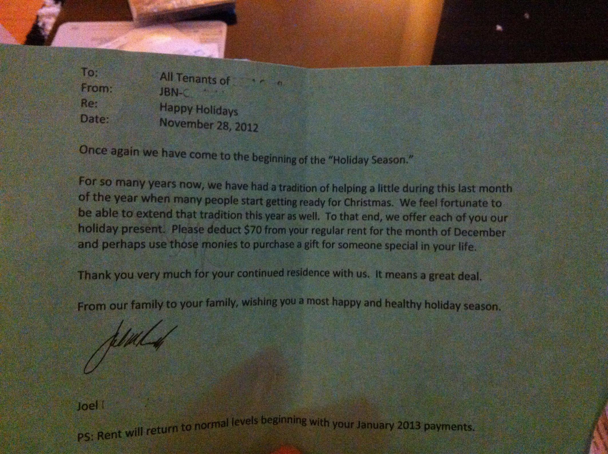 L.A. landlord’s generous holiday gift to tenants goes viral