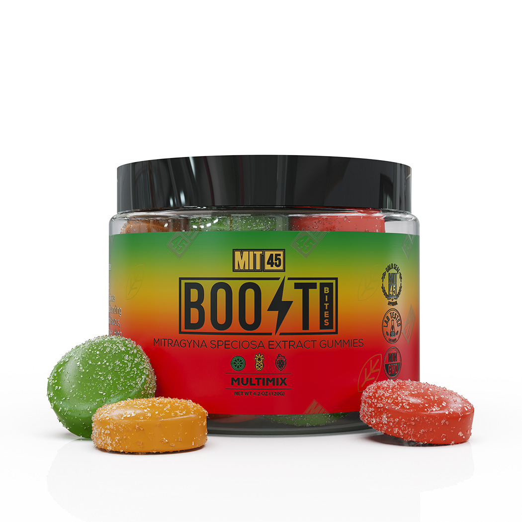 Shop MIT45 BOOST Bites Strong, Tasty Kratom Gummies