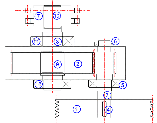 Example of gearbox calculation