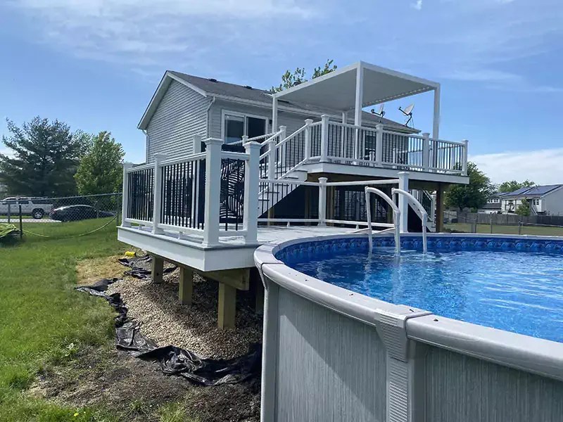 Multilevel Deck Builder in Monee, IL Mitchell Construction