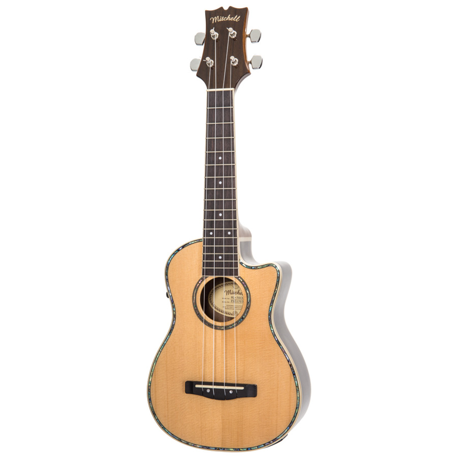 Mitchell MU70CE Cutaway AcousticElectric Concert Ukulele