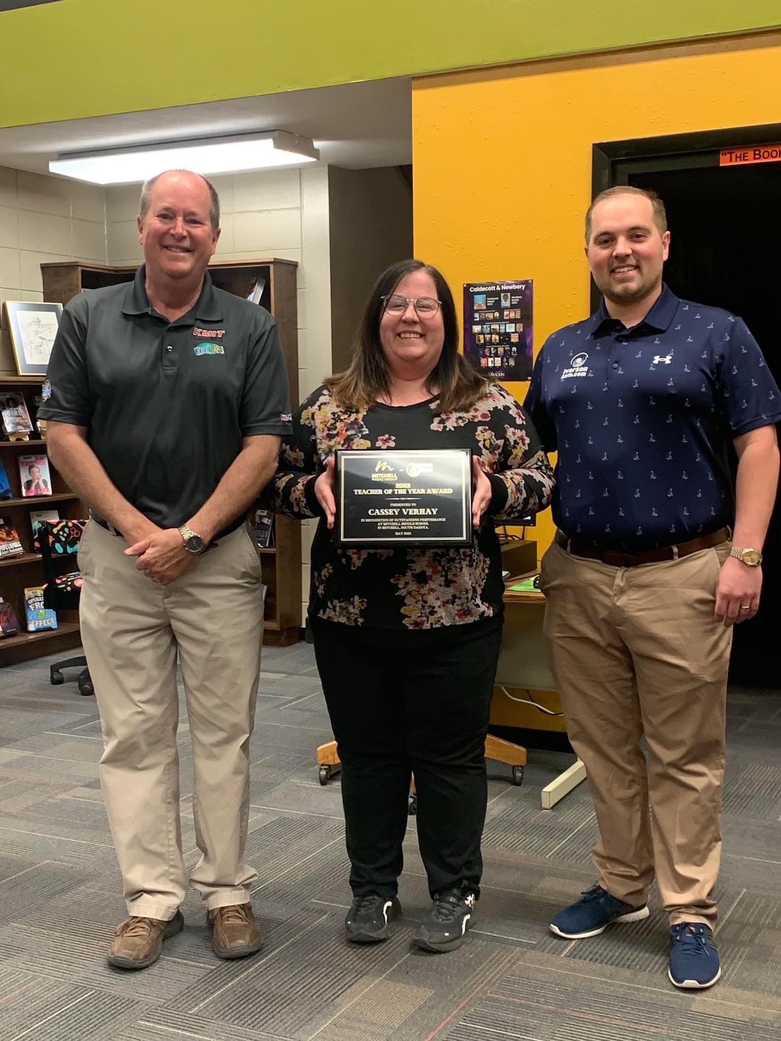 Mitchell Radio Group/Iverson Auto Teacher of the Year winner announced