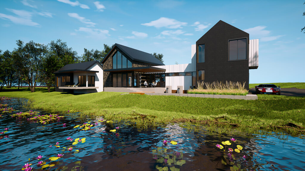 Custom Lake House Mitchell Wall St. Louis Architecture & Design