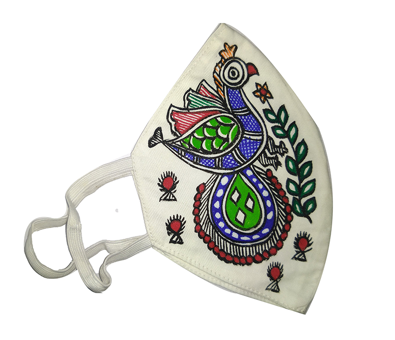 Buy Mithila Painting Mask (Set of 2) MithilanchalGroup