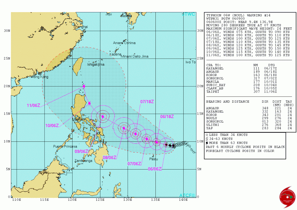Navy Cyclone Tracking Map Typhoon