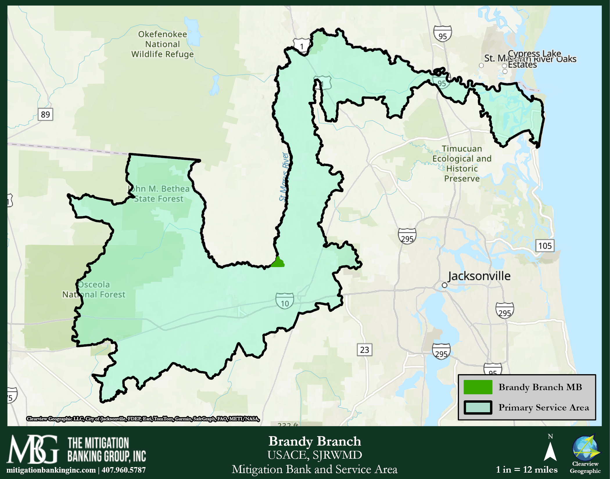 Brandy Branch Mitigation Bank Forested Freshwater Wetland Credits in Florida