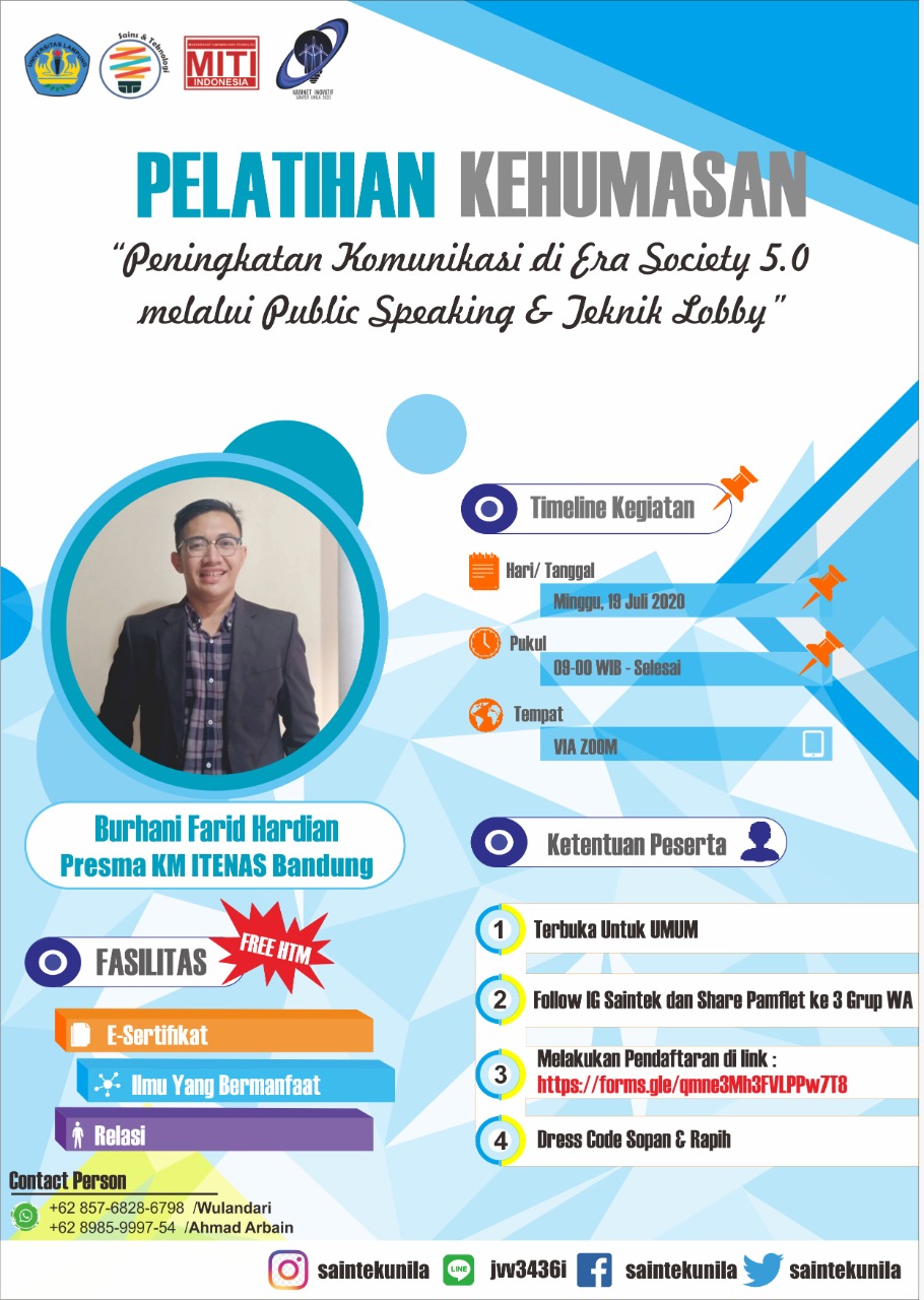 Peningkatan Komunikasi di Era Society 5.0 melalui Public Speaking dan Peningkatan Komunikasi di Era Society 5.0 melalui Public Speaking dan