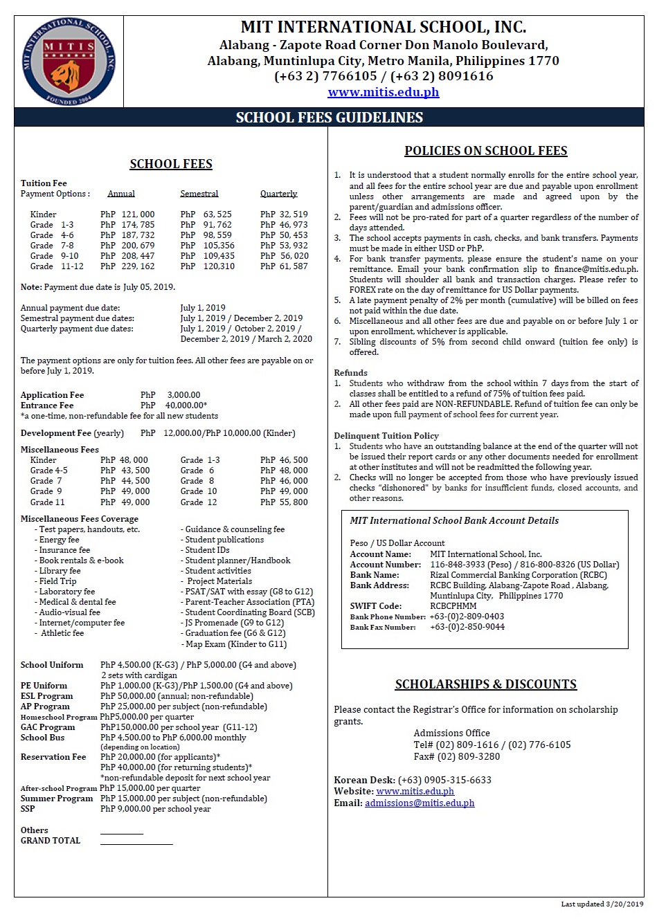 SchoolFeesGuidelines MIT International School