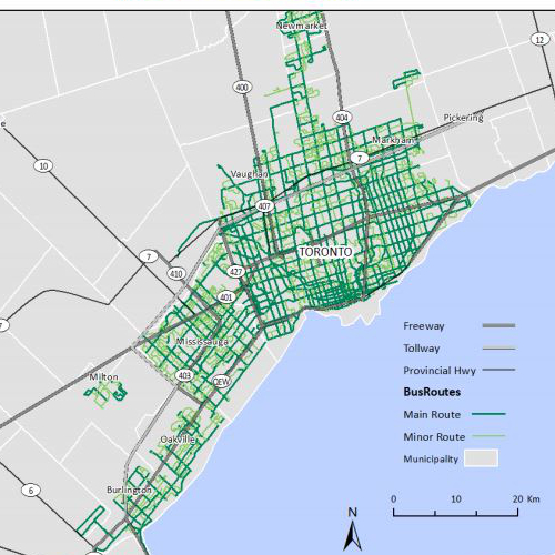 Toronto Census Metropolitan Area Map Estimating Vehicular Emissions For The Toronto And Hamilton Census Metropolitan Areas - Mcmaster Institute For Transportation & Logistics (Mitl)