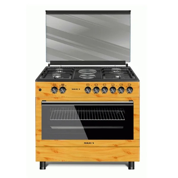 MAXI Gas Cooker Style 60 * 90 (4+2) Wood Mitos Shoppers