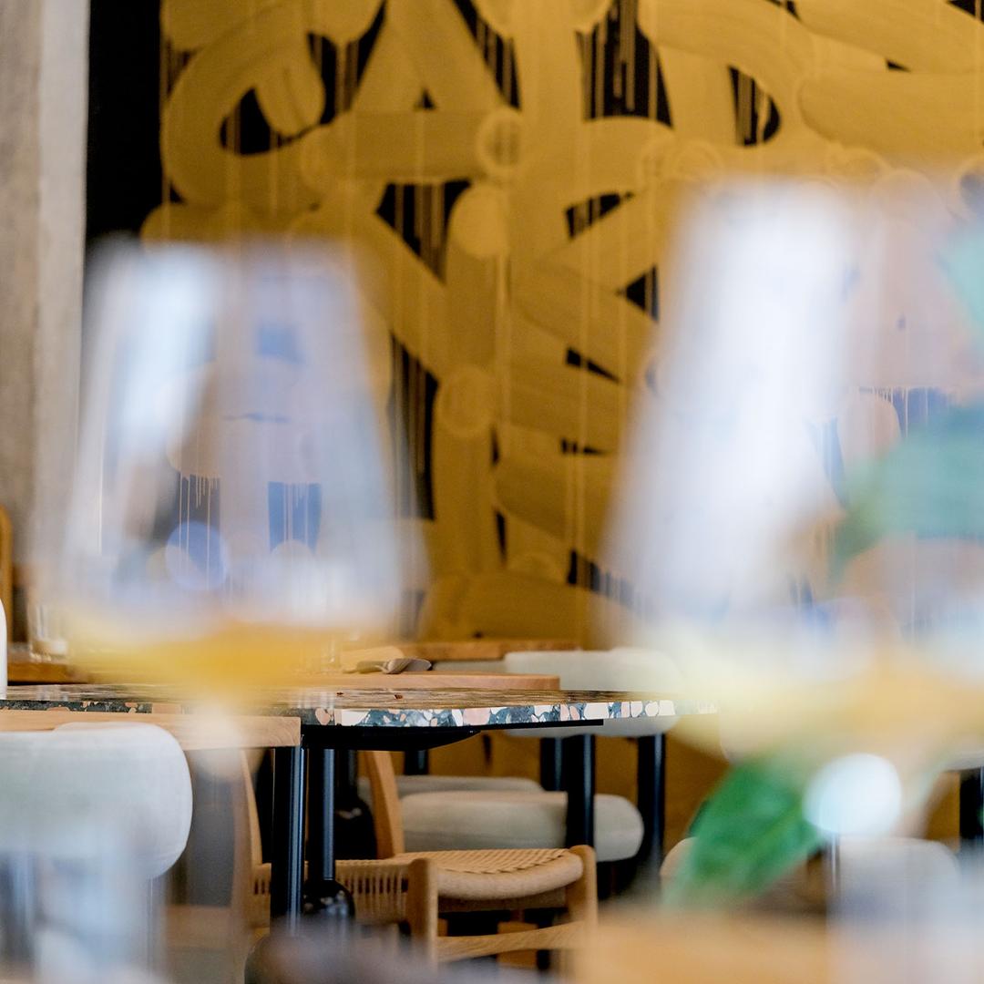 mural farmhouse FINE DINE Munich a MICHELIN Guide Restaurant